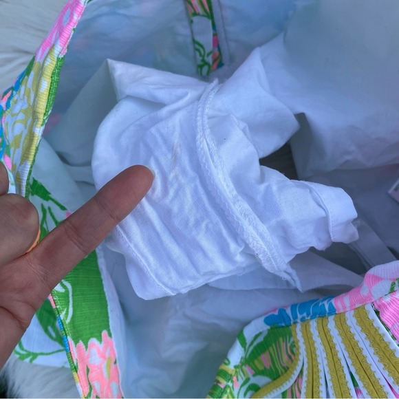 Lilly Pulitzer floral hibiscus skirt skort 2 - Picture 4 of 5